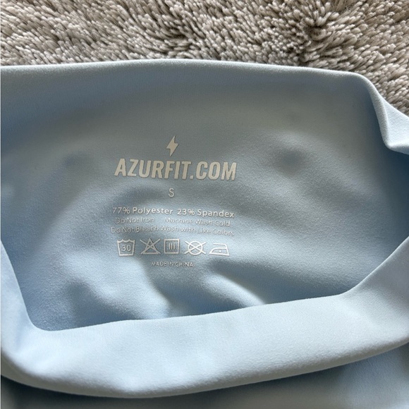 AZUR Fit HIGH WAISTED LEGGINGS - colour cloud - Picture 4 of 4